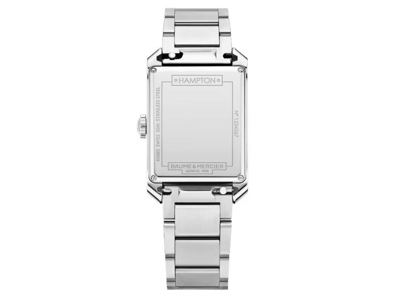 QUARTZ MEN'S WATCH STEEL/STEEL HAMPTON BAUME & MERCIER M0A10740